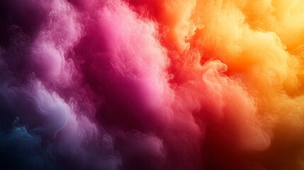 Fototapeta premium Abstract Art of Pastel Luminescence with Cloud-Like Swirls in Vibrant Colorful Harmony