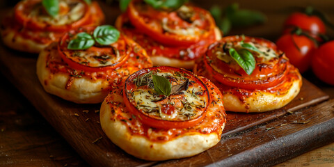 HOMEMADE MINI PIZZAS