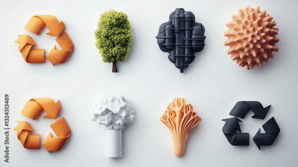 Aufkleber a diverse selection of various types of paper presented in different textures and colors for art and