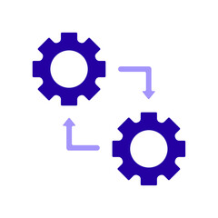 Icon a optimization, isolated against a clean background.