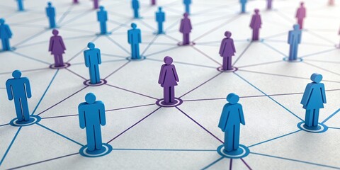 Social Network Connections and Community Spread Concept