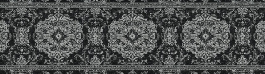 Obraz premium Vintage Anthracite Patchwork Tiles Concrete Wall Texture Background