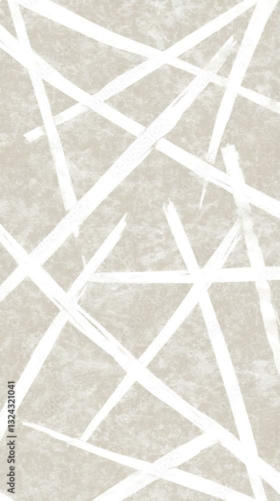 Poster geometric abstract background with lines and neutral color scheme canvas