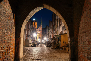 Gdańsk, Ulica Mariacka w Gdańsku © Aleksandra