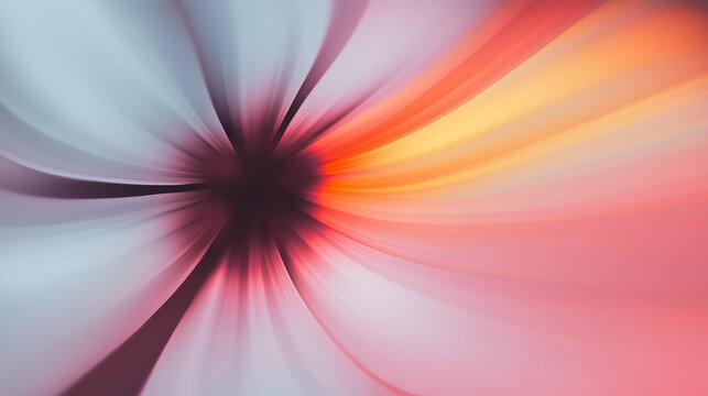 Close-up minimalistic delicate background abstract flowers with blurred edges and soft lighting