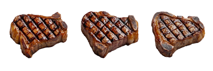 A set of grilled meat