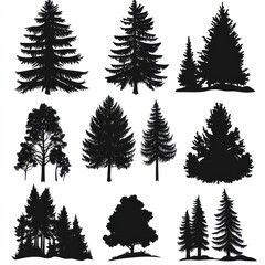 Obraz premium Tree Silhouettes