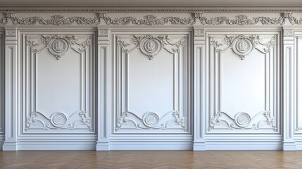 Obraz premium Aesthetic appeal of a classic style room.