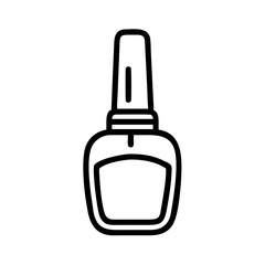 Obraz premium nail polish outline on transparent background 