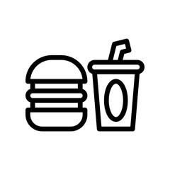 food and drink line icon