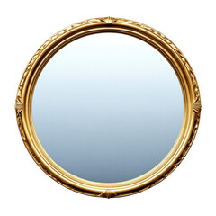 A round mirror