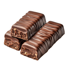 Obraz premium chocolate bar on white background