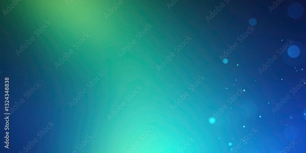 Poster abstract teal and blue gradient background with subtle sparkle