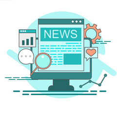 Online news magazine, Online daily news, Content for news articles, Articles, journal publications on the web. EPS 1