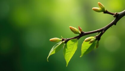 Branching willow twigs with tightly closed buds, branch, twigs, spring