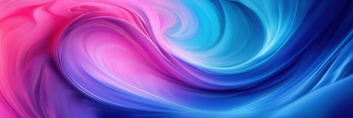 Obraz premium Colorful abstract swirling patterns create a dynamic and vibrant background with modern design elements