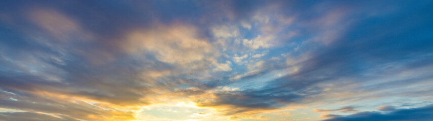 The sky is blue with a few clouds