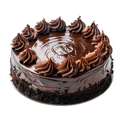 chocolate Cake isolated on transparent background