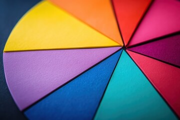 Pie chart indicating percentage of investors in different age groups .