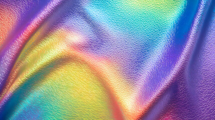 Vibrant Rainbow Glitter Texture Background With Shimmering Iridescent Holographic Effect In A Stylish Modern Design
