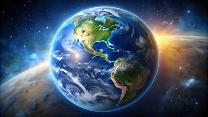 Fototapeta premium earth in space