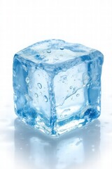 Obraz premium ice cubes isolated on white