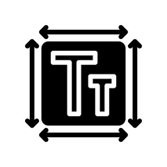 typography glyph icon