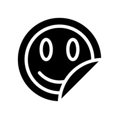 stickers glyph icon