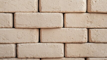 Obraz premium Construction Ash Cement Concept, Lightweight Fly Ash Cement Blocks for Wall Construction with Standard Size and Texture