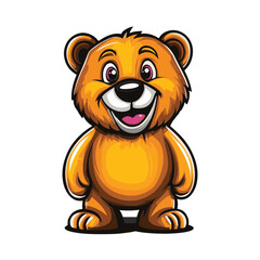 Obraz premium Bear Illustration – Bold and Nature-Inspired Art
