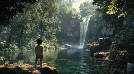 Gentle guidance and nurturing environment fostering autonomy support for confident decision-making and self-discovery.