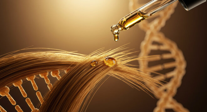 Hair Oil Elixir: Nourishing Locks for Strength & Shine | DNA Repair, Scalp Care, Beauty, and Healthy Hair Growth Treatment