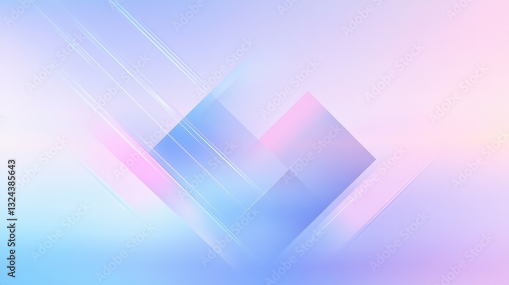 Poster sleek and futuristic cyber-themed background featuring clean lines and geometric shapes against grad