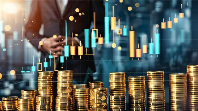 Individuals explore cryptocurrency investment strategies while analyzing market data and trends within a financial setting