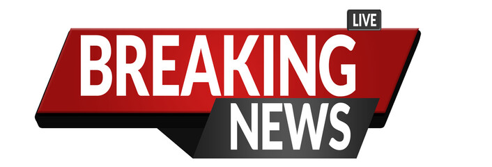 Breaking News Lower Third Banner for Live Broadcasts
