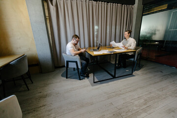 office workers doing paperwork