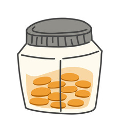jar of pills