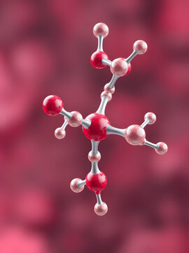 Cisplatin, anticancer drug, 3D molecule