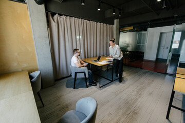 office workers doing paperwork