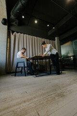 office workers doing paperwork