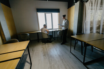 office workers doing paperwork