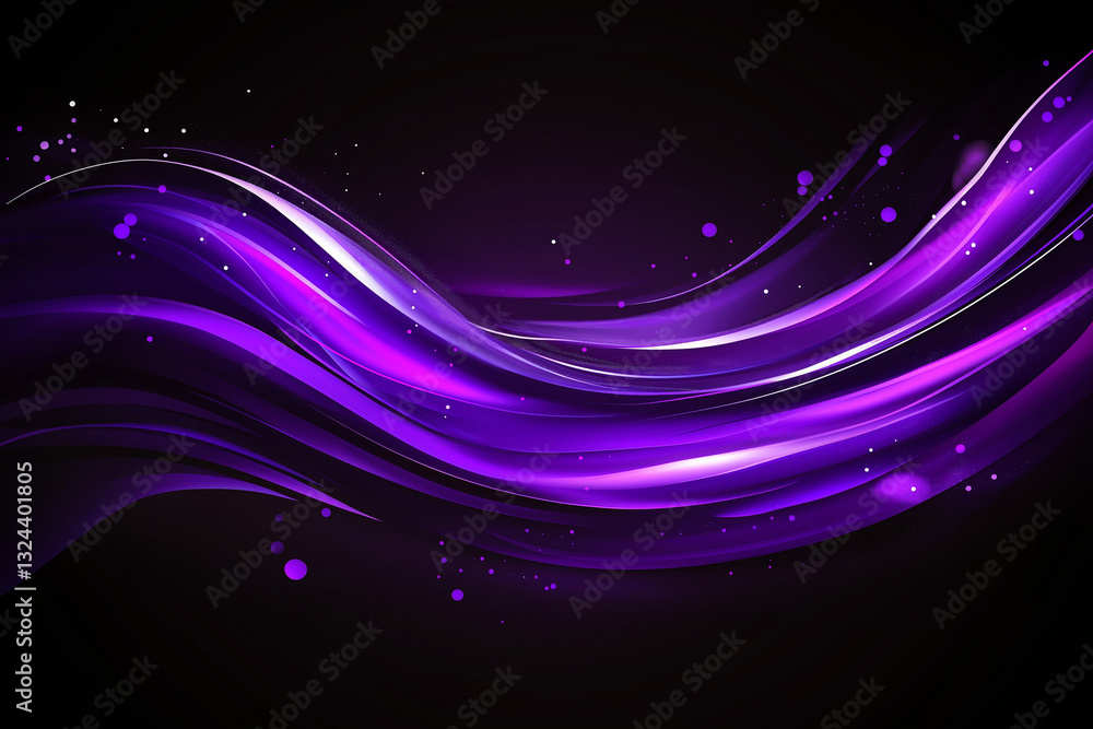 Poster a dynamic purple abstract background represents business themes with modern design elements. dynamic