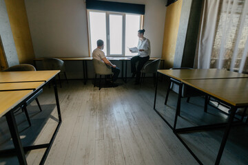 office workers doing paperwork