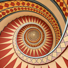 droste effect background spiral concept