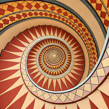droste effect background spiral concept
