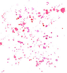 Farbspritzer in Pink, Rosa, Rot für Hintergründe