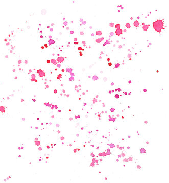 Farbspritzer in Pink, Rosa, Rot f&uuml;r Hintergr&uuml;nde