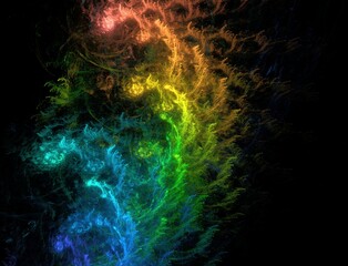 Imaginatory fractal abstract background Image