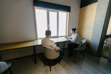 office workers doing paperwork