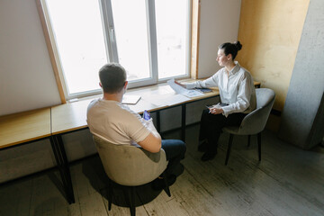 office workers doing paperwork